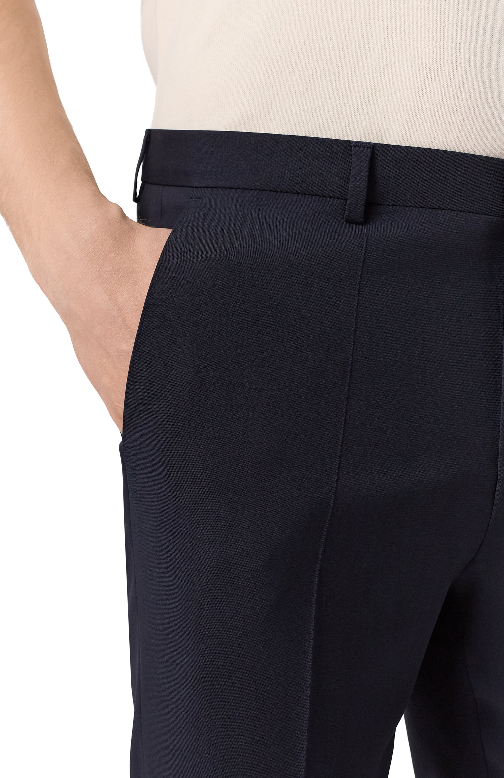 Шерстяные брюки HUGO, арт. 50546633, фото 5