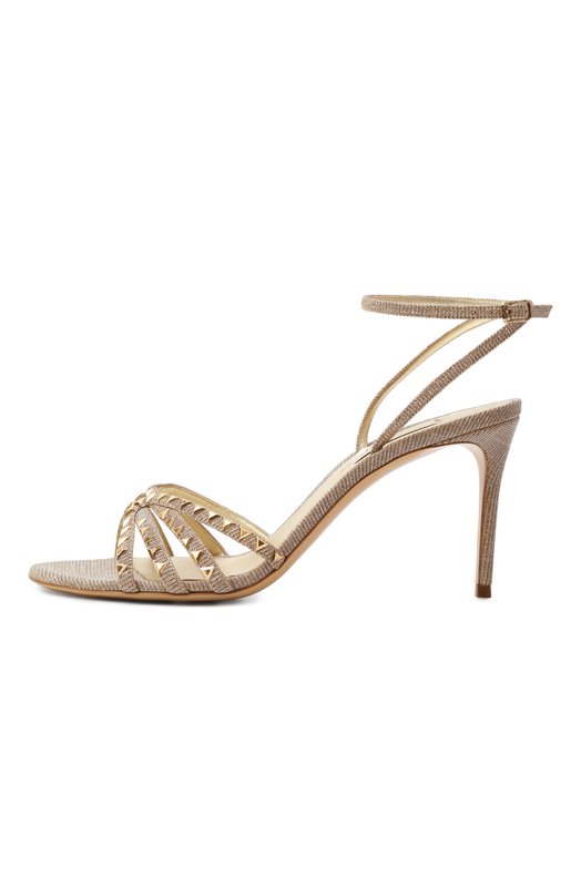 Текстильные босоножки Divine Julia Casadei 1L408A0801/C2905 Серебряный  1L408A0801/C2905 Фото 4