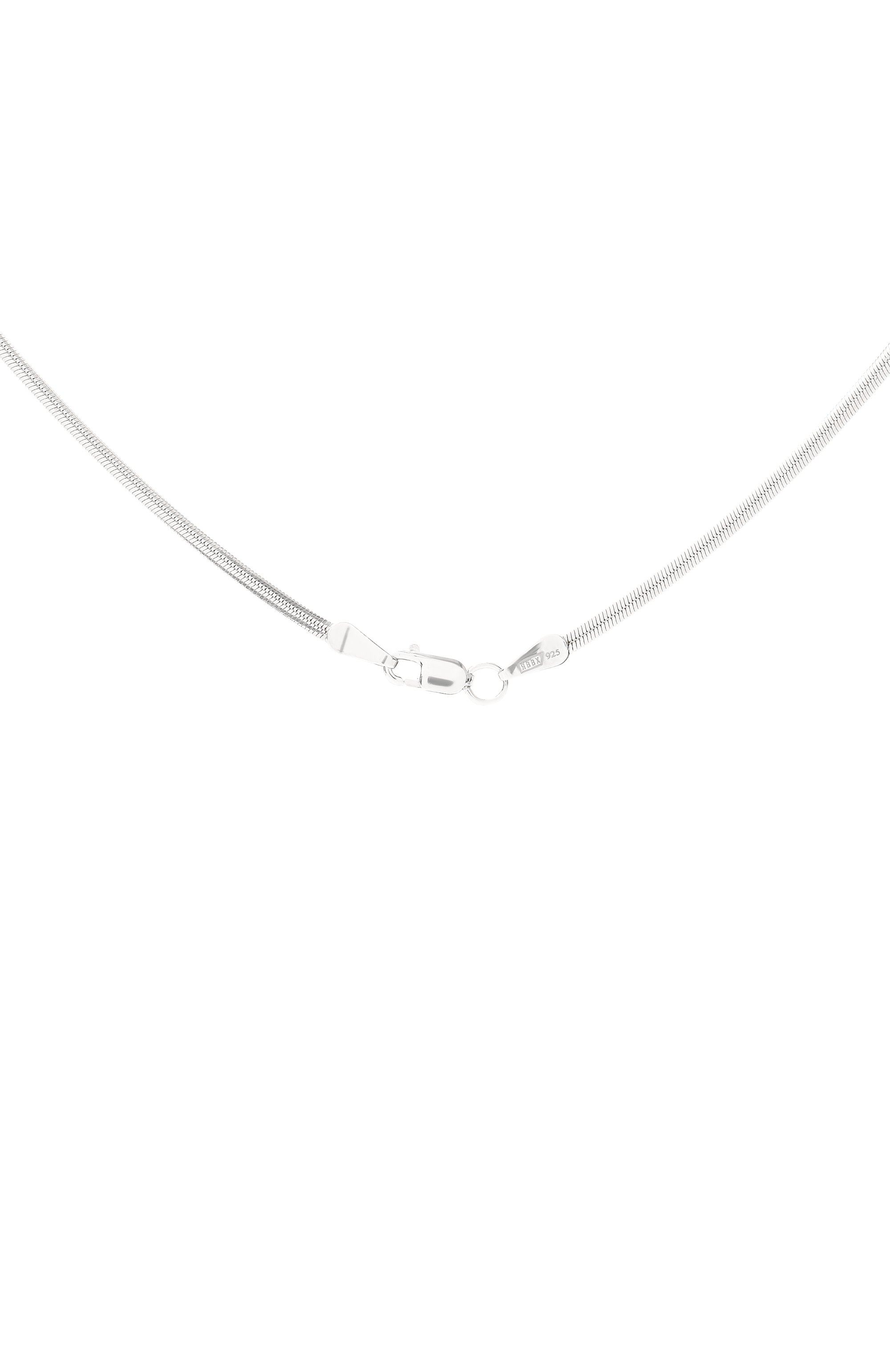 Цепочка кобра JEWLIA серебряного цвета по цене 9500 руб., арт. JR-0,35/50, фото 4 Цепочка кобра JEWLIA, арт. JR-0,35/50, фото 4