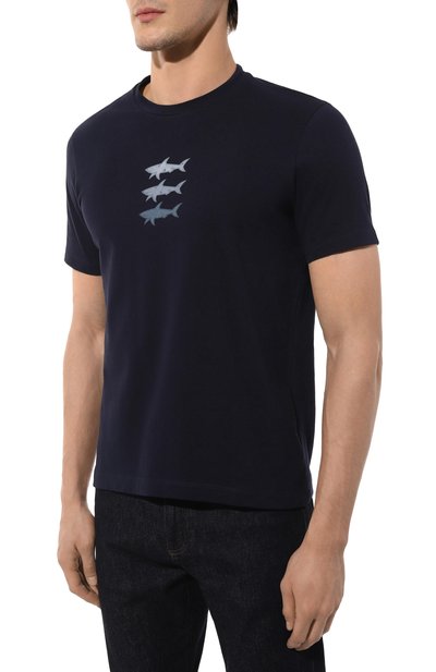 Хлопковая футболка PAUL&SHARK, арт. 25411005, фото 3