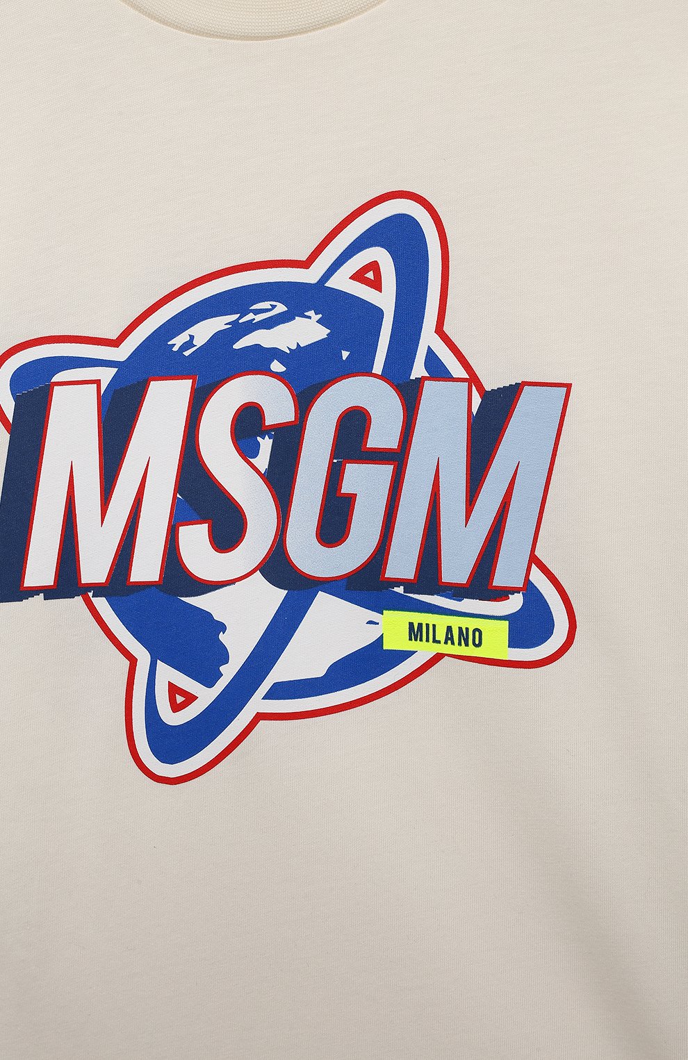 Хлопковая футболка MSGM KIDS, арт. F3MSJBTH163, фото 3