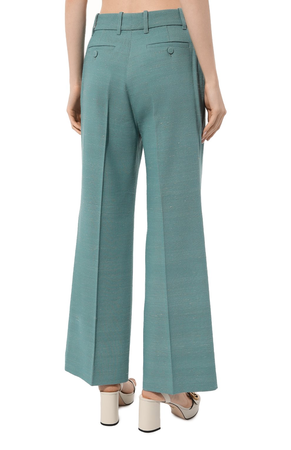 Брюки из шерсти и шелка GUCCI, арт. 622206 ZAD0D, фото 4