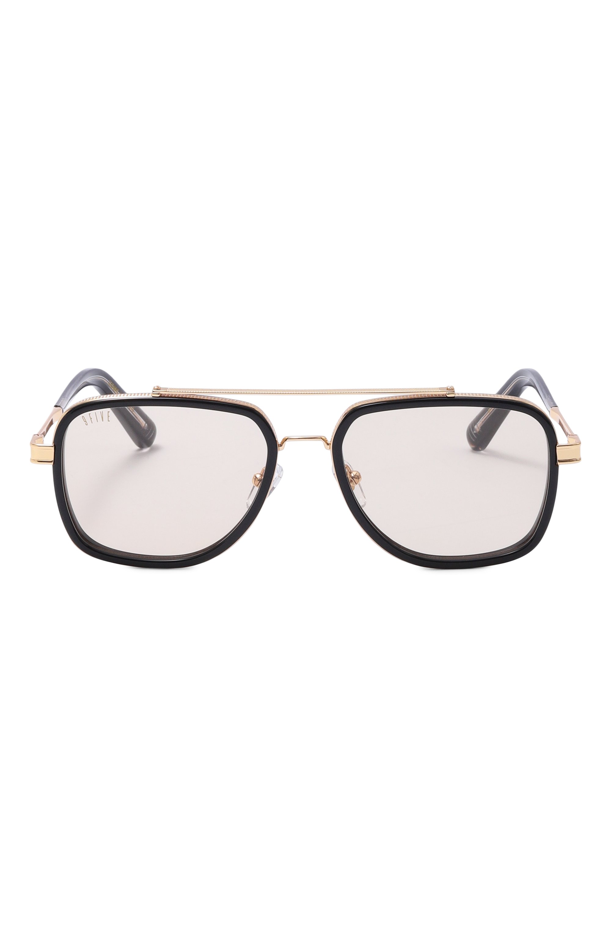 Солнцезащитные очки 9FIVE черного цвета по цене 36500 руб., арт. CR0WNS-BLACK/G0LD/BR0NZE, фото 2 Солнцезащитные очки 9FIVE, арт. CR0WNS-BLACK/G0LD/BR0NZE, фото 2