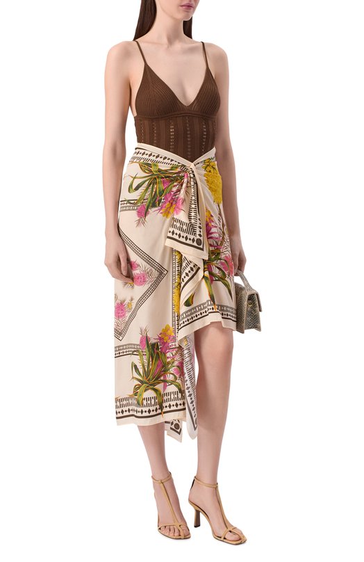 Юбка из вискозы Blumarine 2G281A Разноцветный  2G281A Фото 2