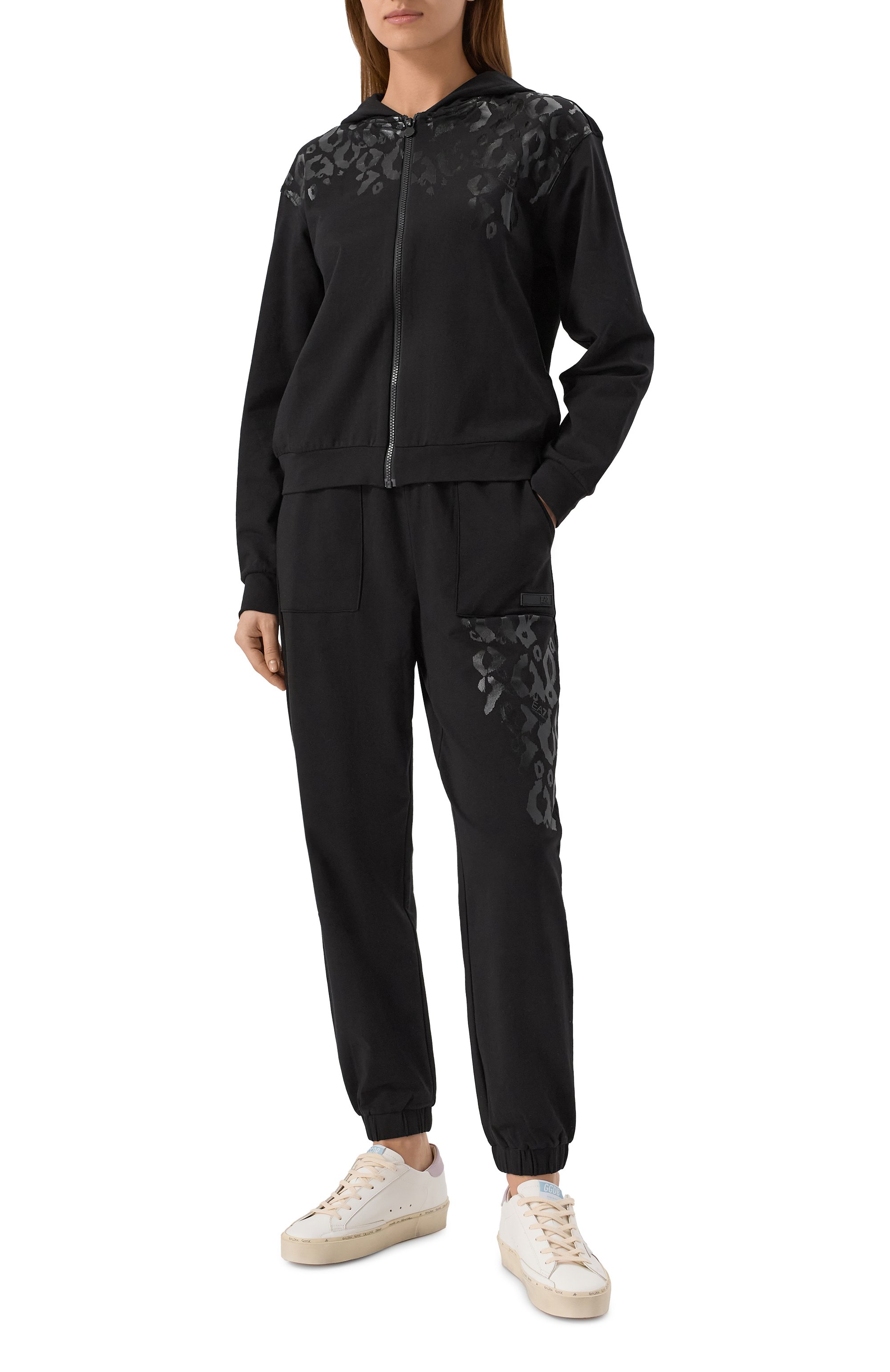 Хлопковые джоггеры EA7, арт. 7W000480/AF13135, фото 2