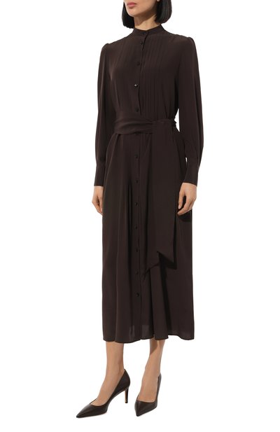 Шелковое платье KITON, арт. D58329K0597A01, фото 3