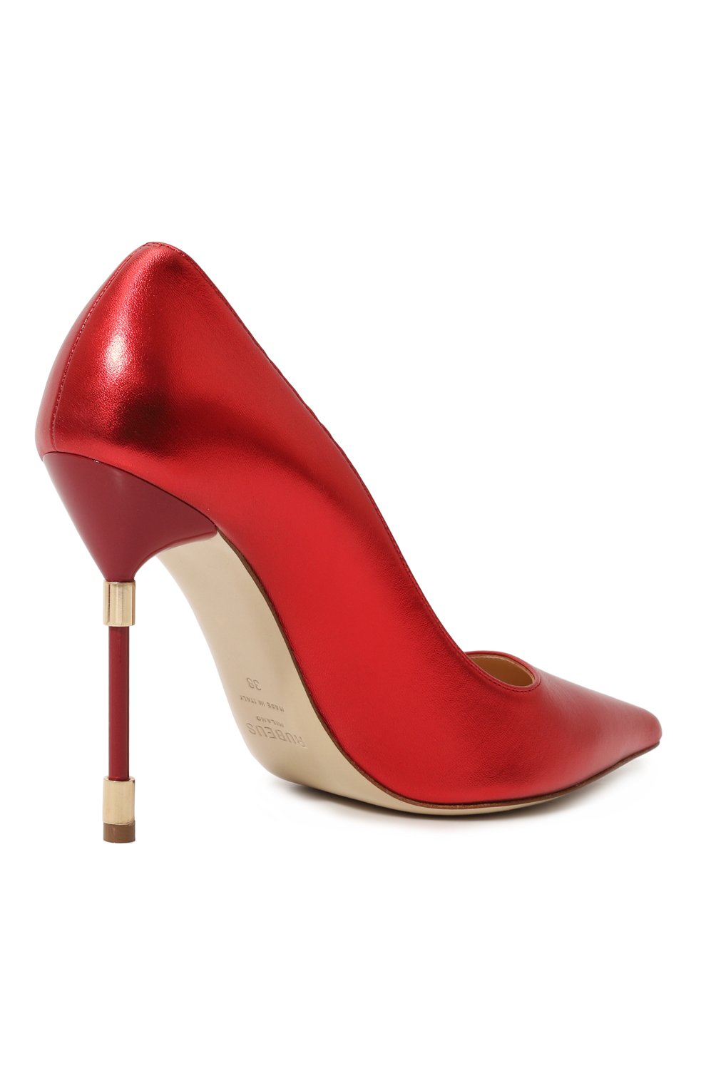 Кожаные туфли decollete 105 RUBEUS MILANO красного цвета по цене 78840 руб., арт. RU21/2/105, фото 5 Кожаные туфли decollete 105 RUBEUS MILANO, арт. RU21/2/105, фото 5