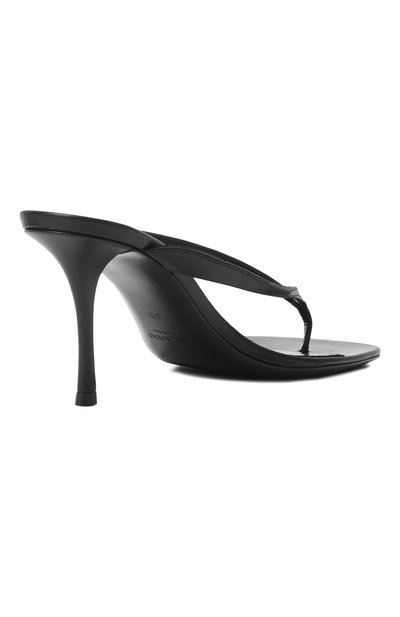 Кожаные мюли sue 75 SAINT LAURENT черного цвета по цене 134500 руб., арт. 860795/AAF2R, фото 5 Кожаные мюли sue 75 SAINT LAURENT, арт. 860795/AAF2R, фото 5