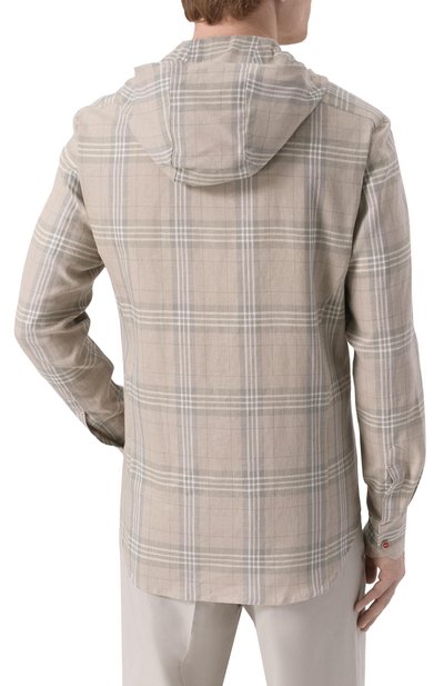 Льняная рубашка KITON, арт. UMCMARH0926705_46-50, фото 4