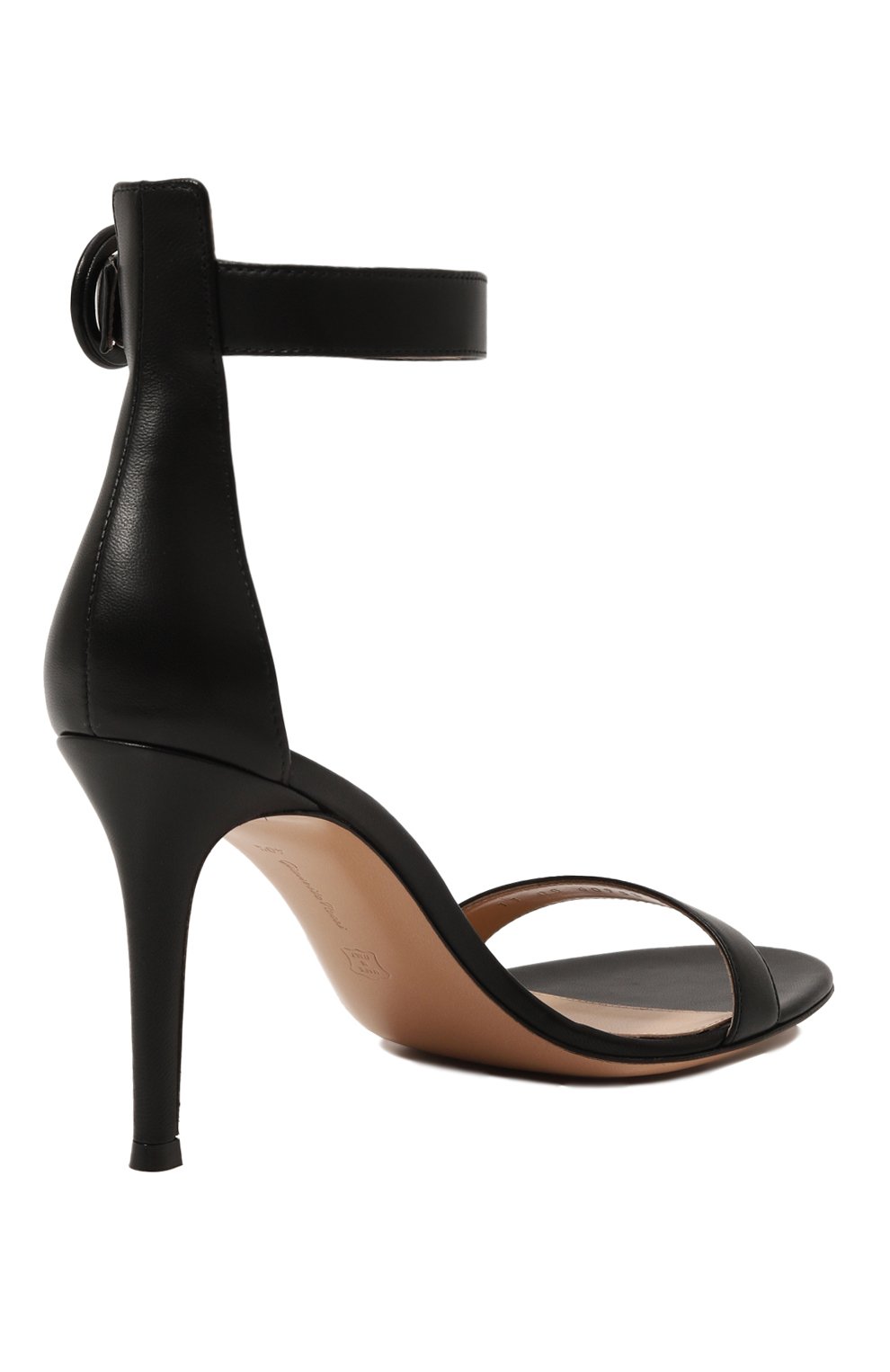 Кожаные босоножки portofino 85 GIANVITO ROSSI черного цвета по цене 114000 руб., арт. G60953.85RIC.NAPNER0, фото 5 Кожаные босоножки portofino 85 GIANVITO ROSSI, арт. G60953.85RIC.NAPNER0, фото 5