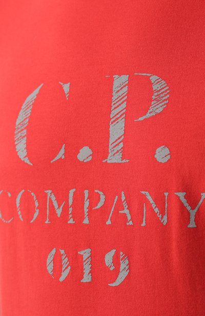 Хлопковая футболка  C.P. COMPANY, арт. 06CMTS158A-005100W, фото 5