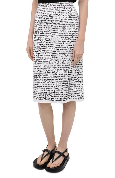 Юбка DRIES VAN NOTEN черно-белого цвета по цене 37300 руб., арт. 211-10829-2097, фото 3 Юбка DRIES VAN NOTEN, арт. 211-10829-2097, фото 3