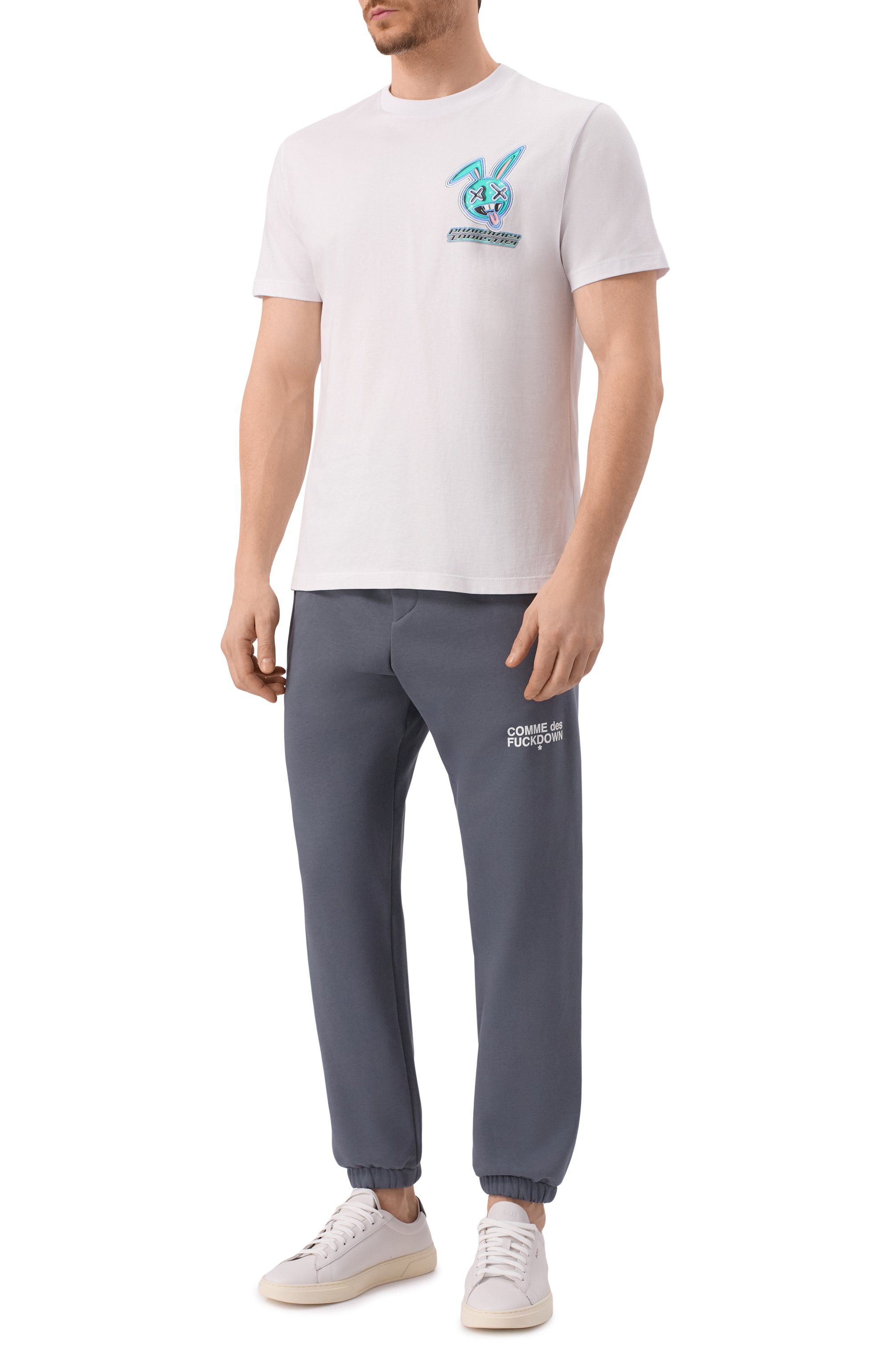 Хлопковые джоггеры COMME DES FUCKDOWN, арт. CFABM01514, фото 2