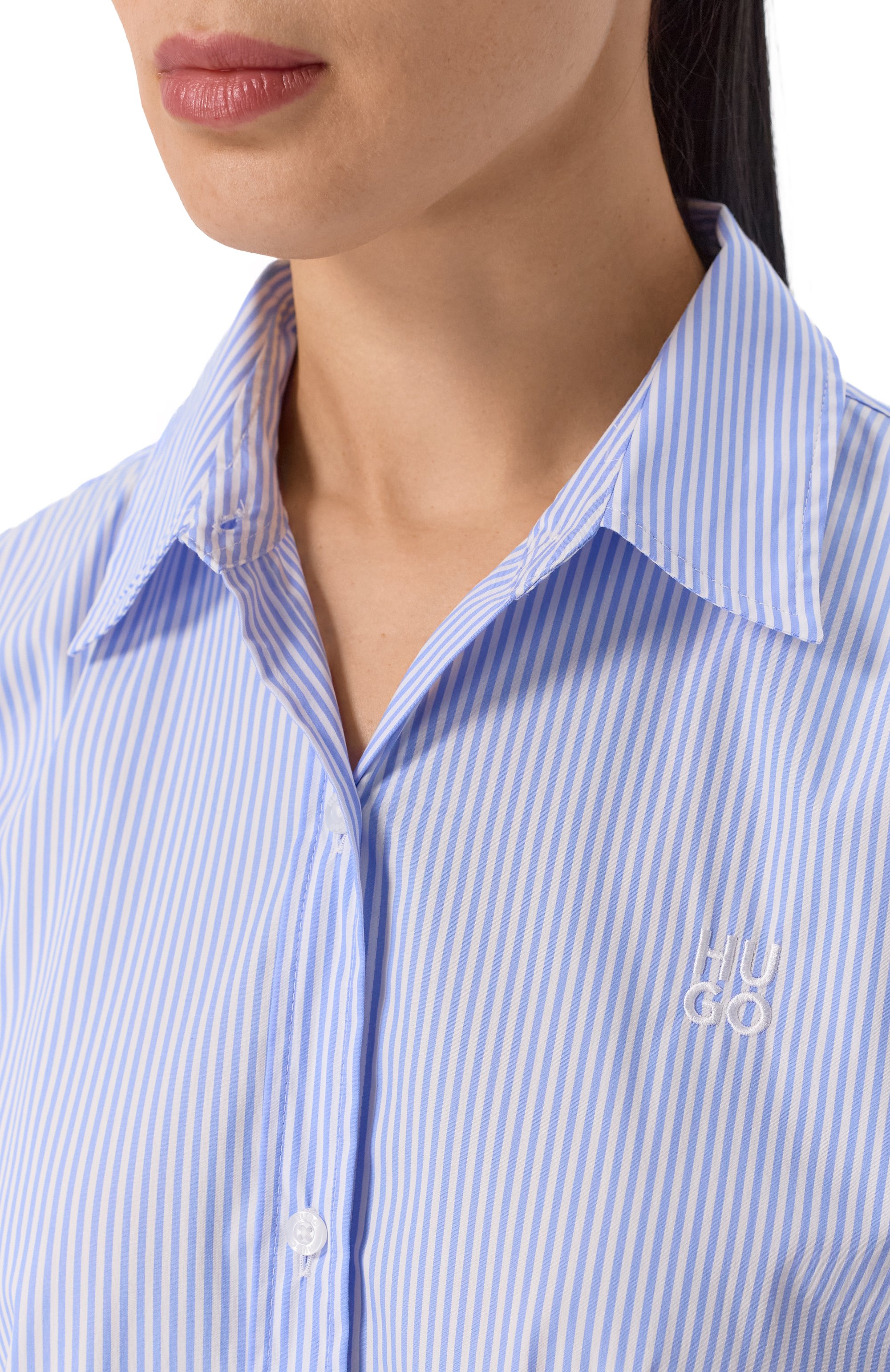 Хлопковая рубашка HUGO, арт. 50552601, фото 5