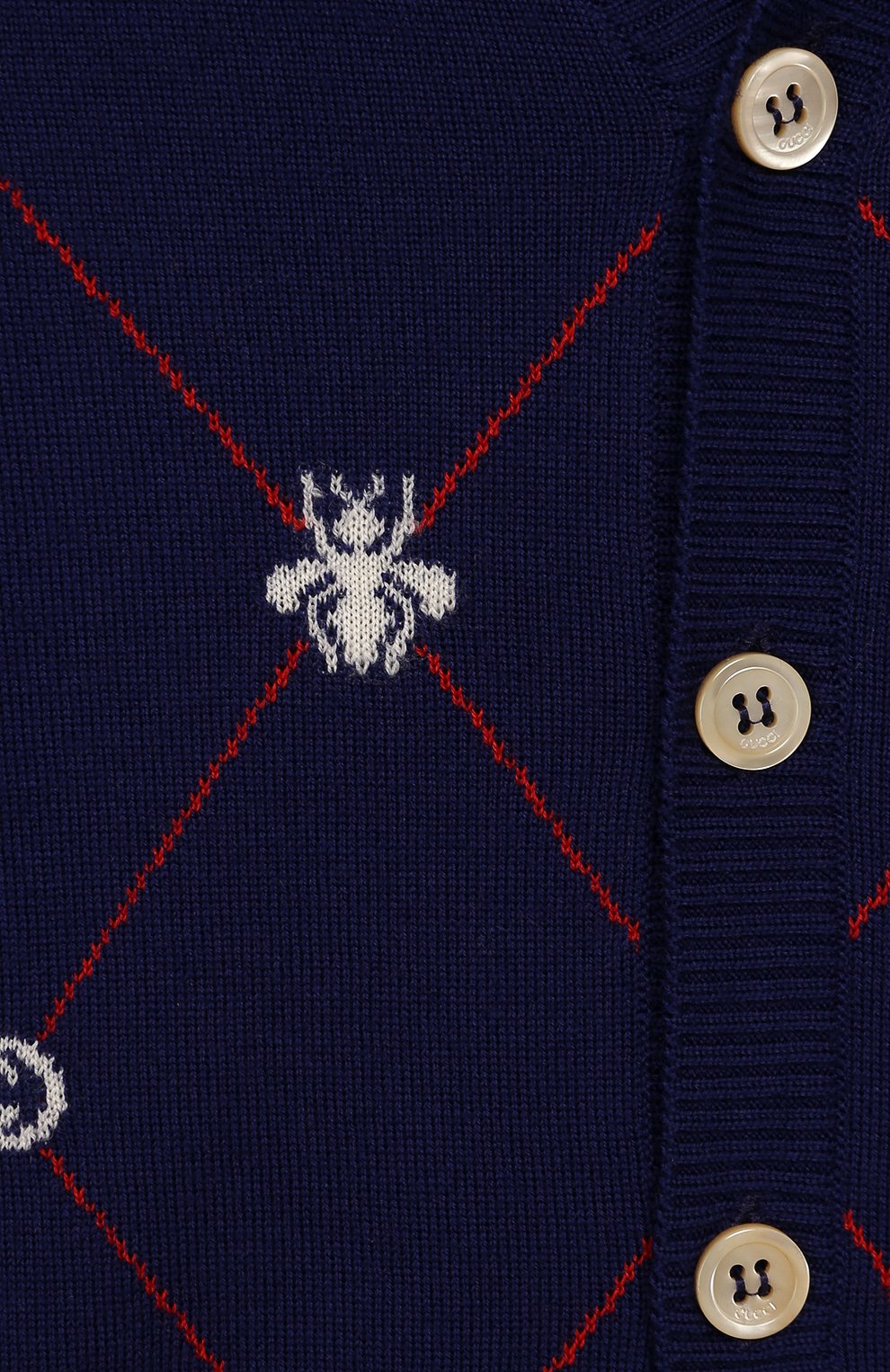 Шерстяной кардиган GUCCI, арт. 599105/XKA5Z, фото 3