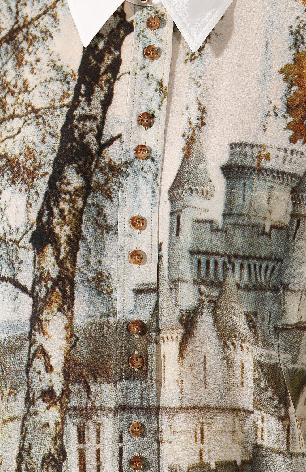 Шелковая рубашка BURBERRY, арт. 8024231, фото 5