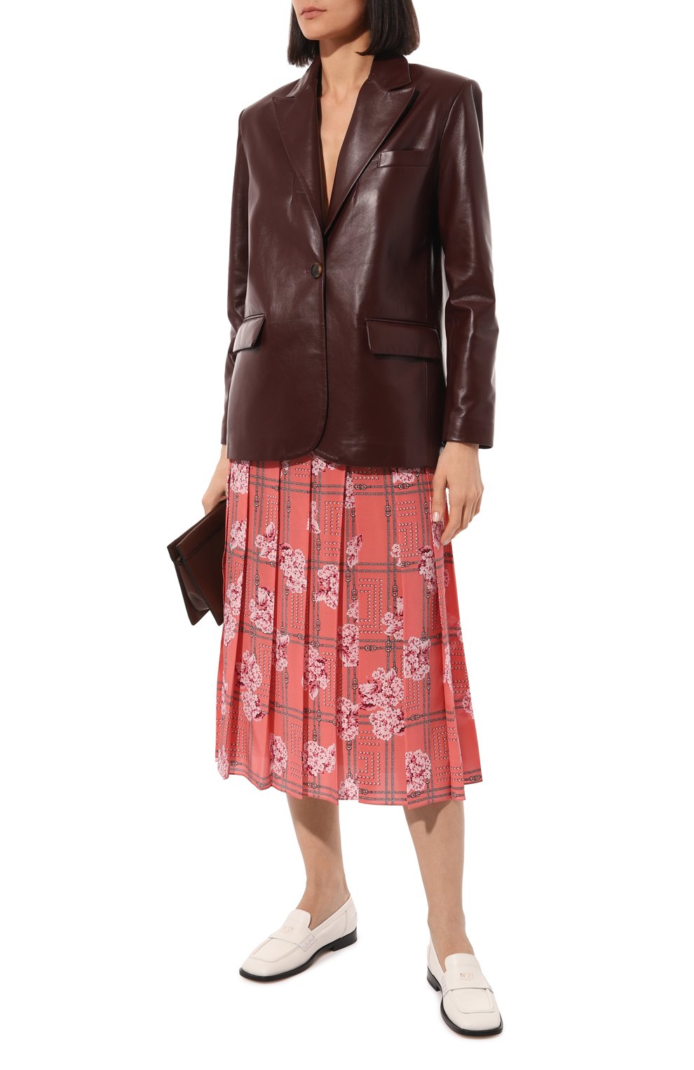 Шелковая юбка GUCCI, арт. 409370 ZAGVZ, фото 2