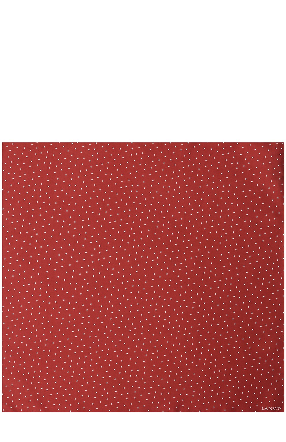 Шелковый платок с узором LANVIN бордового цвета по цене 7250 руб., арт. 2716/HANDKERCHIEF, фото 2 Шелковый платок с узором LANVIN, арт. 2716/HANDKERCHIEF, фото 2