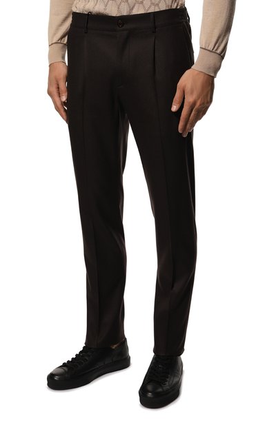 Брюки из шерсти и кашемира STEFANO RICCI, арт. M1T2400291/WC002G, фото 3