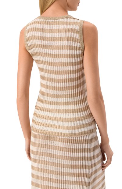 Шелковый топ KITON, арт. D5778502, фото 4