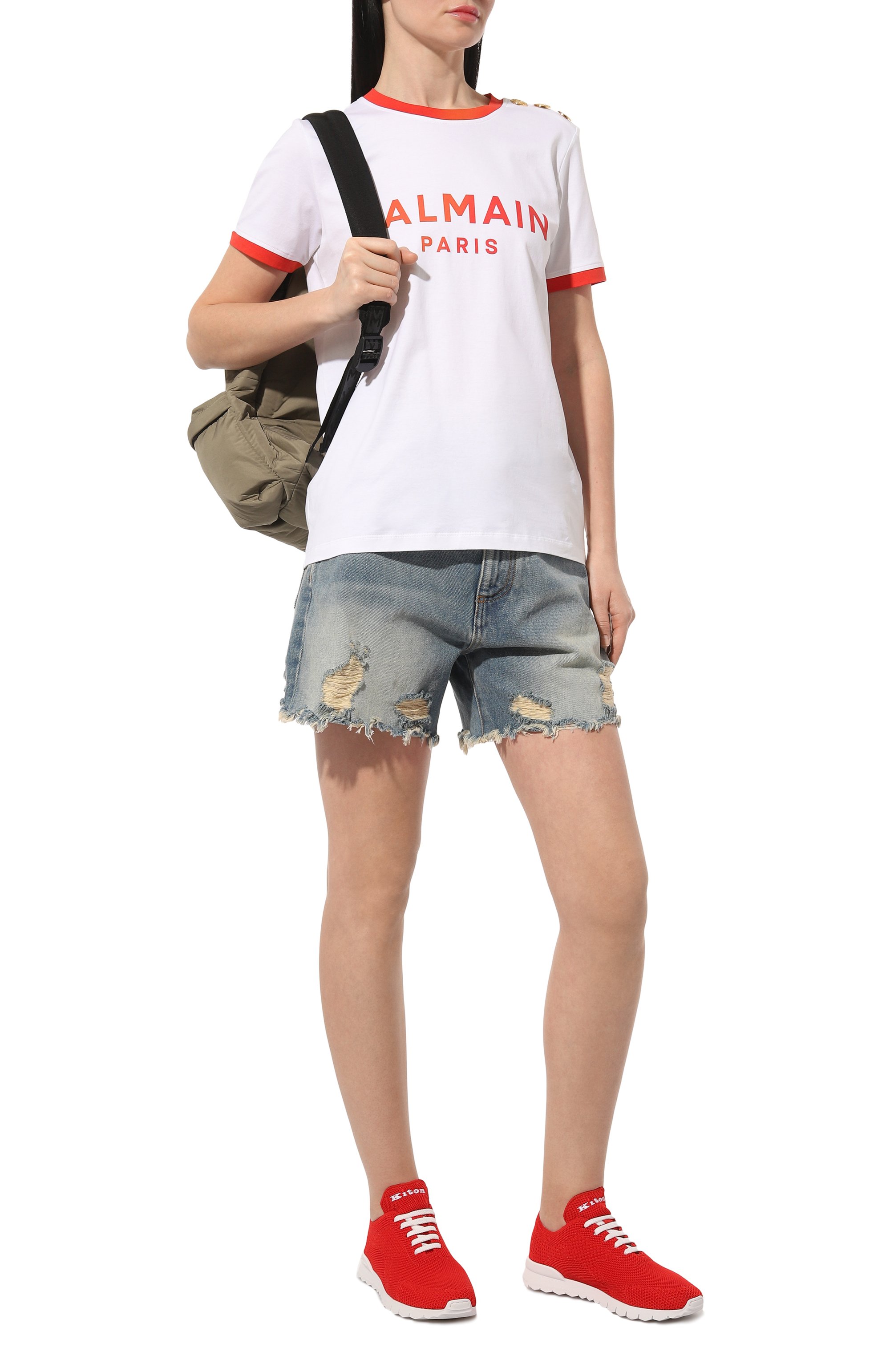 Текстильные кроссовки KITON, арт. DSSFITSN0080912, фото 2