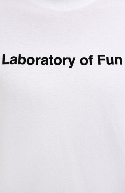 Хлопковая футболка OFF-WHITE белого цвета по цене 32550 руб., арт. 0MAA119F21JER027, фото 5 Хлопковая футболка OFF-WHITE, арт. 0MAA119F21JER027, фото 5