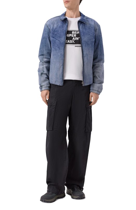 Хлопковая футболка Dsquared2 S71GD1610/D20020 Белый  S71GD1610/D20020 Фото 2