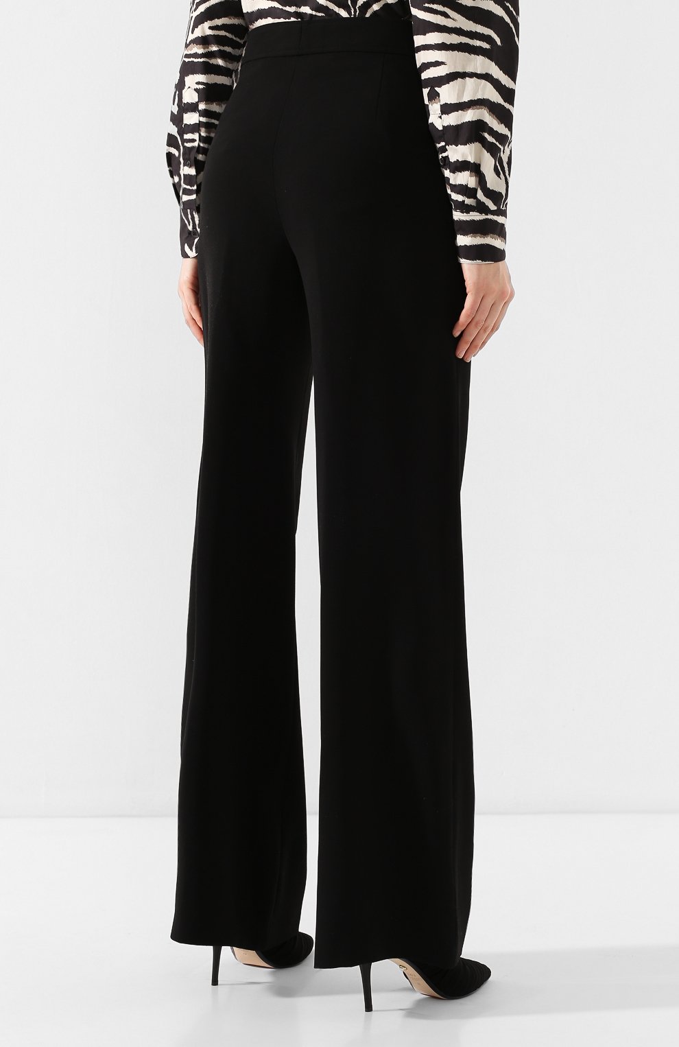 Брюки DRIES VAN NOTEN черного цвета по цене 152000 руб., арт. 201-30909-9180, фото 4 Брюки DRIES VAN NOTEN, арт. 201-30909-9180, фото 4