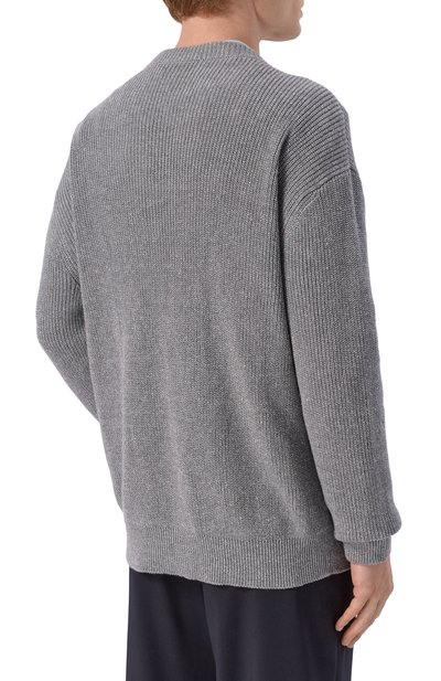 Кардиган изо льна и хлопка GIORGIO ARMANI, арт. GM004373/AF29801, фото 4