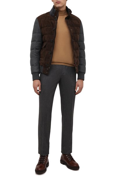 Комбинированный бомбер KITON, арт. UW1061MV0247A, фото 2