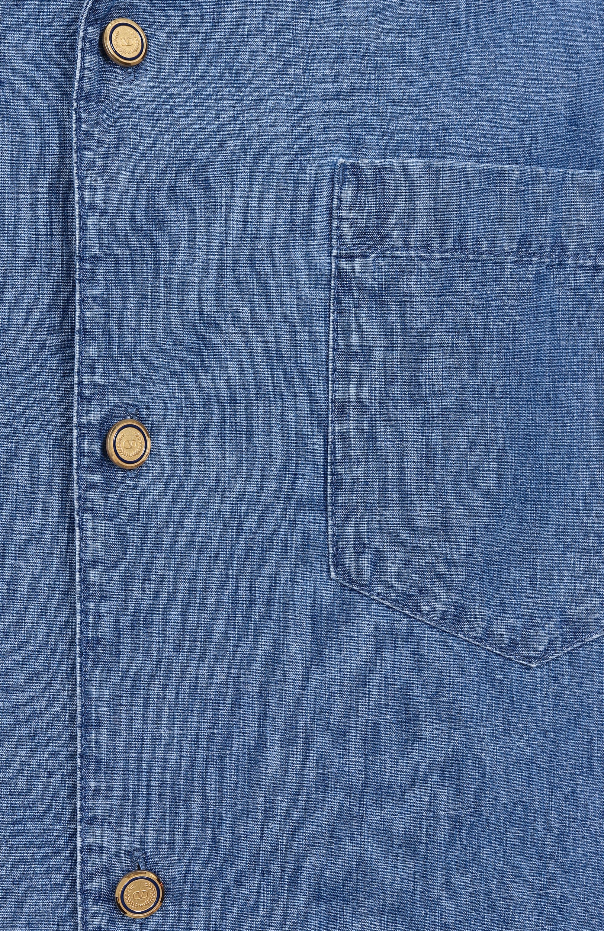 Джинсовая рубашка VALENTINO, арт. 6V3DB03LAL4, фото 6