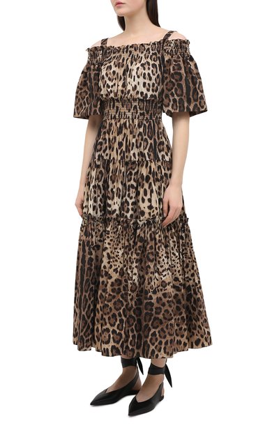 Хлопковое платье DOLCE & GABBANA, арт. F68E1T/HS5E3, фото 3