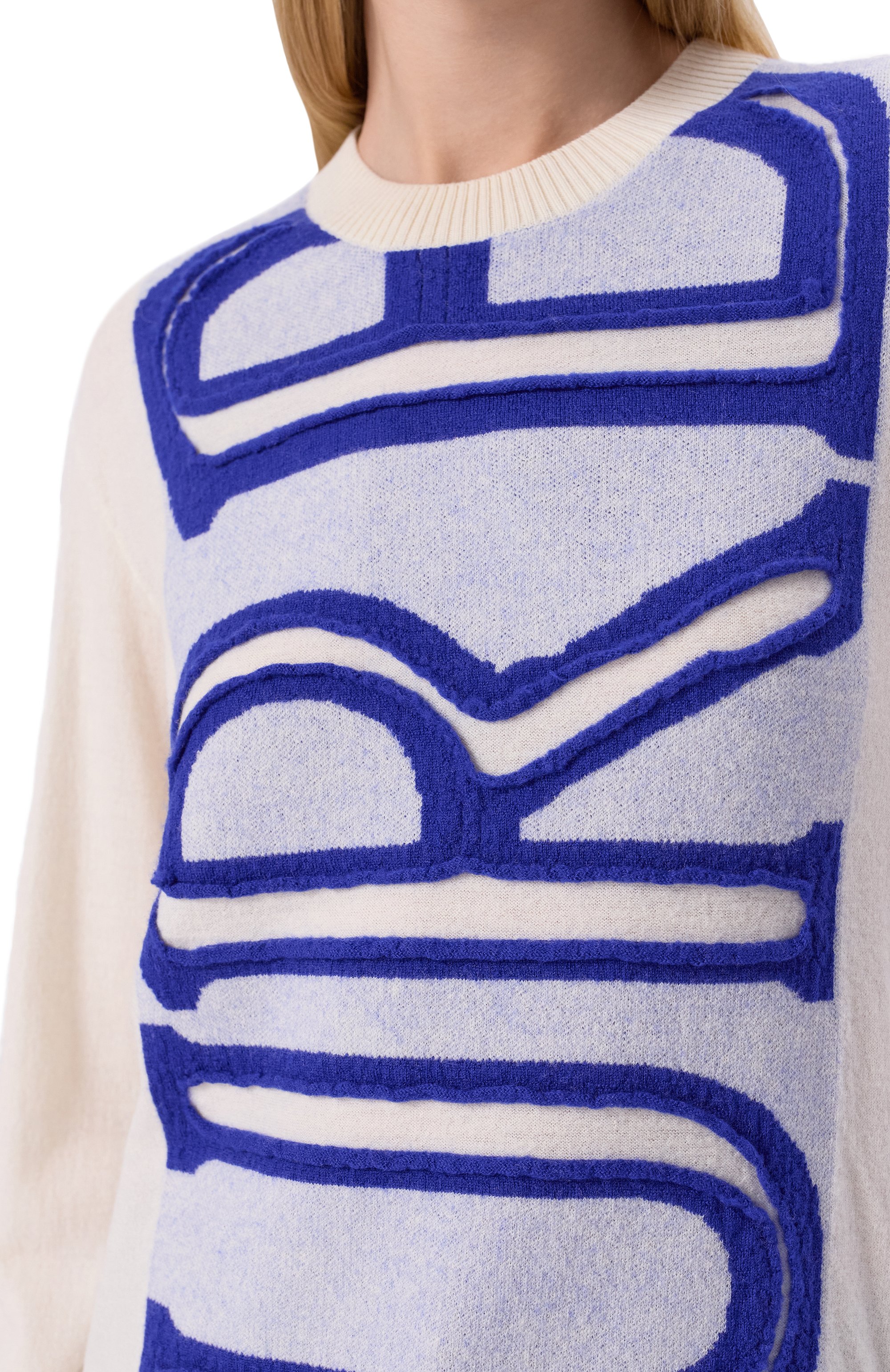 Шерстяной пуловер BURBERRY, арт. 8102695, фото 5