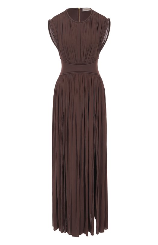 Платье из вискозы Zimmermann 4364DS251 Коричневый 4364DS251