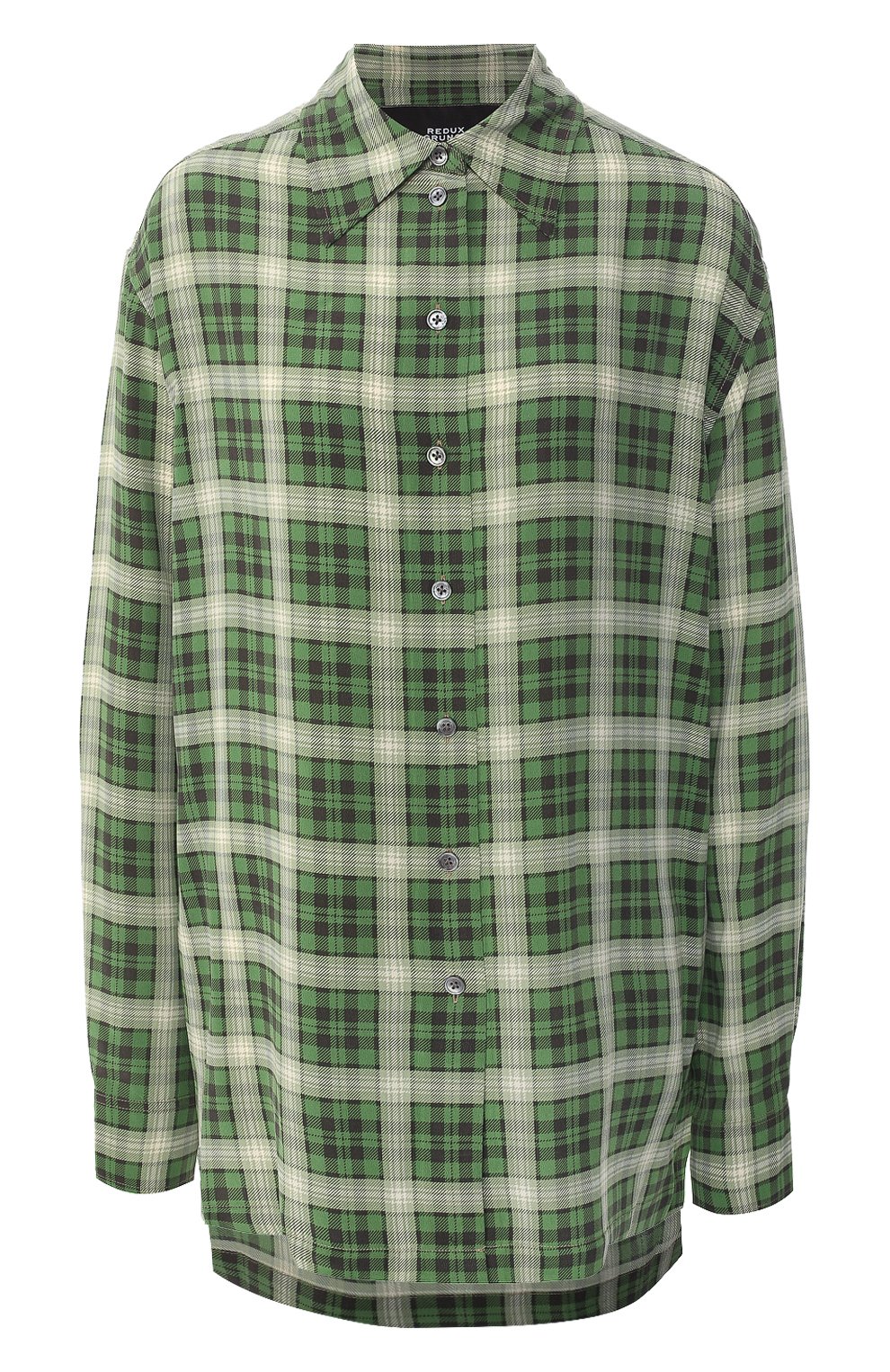 Шелковая рубашка MARC JACOBS (THE) зеленого цвета по цене 34100 руб., арт. M4007811, фото 1 Шелковая рубашка MARC JACOBS (THE), арт. M4007811, фото 1