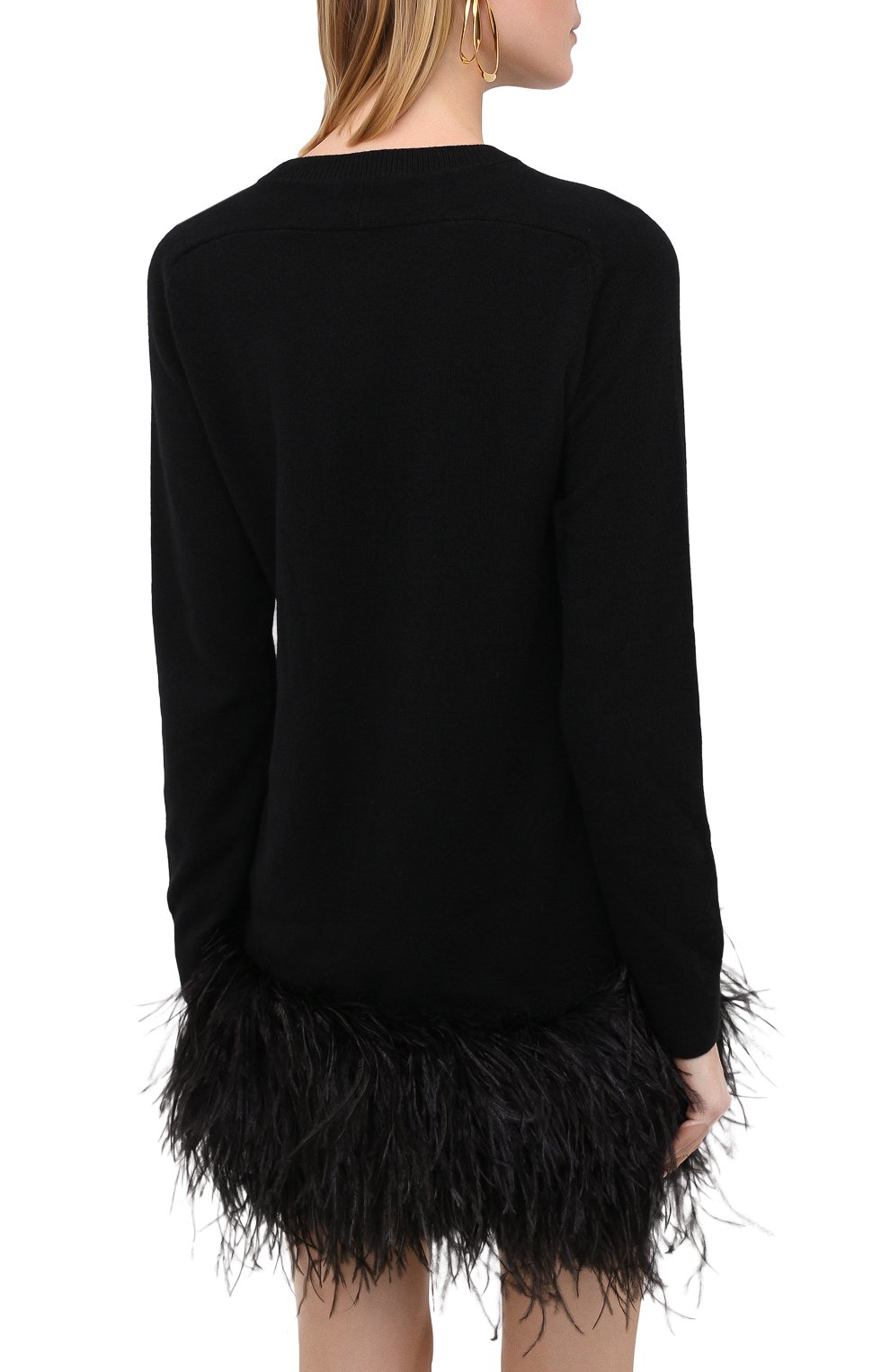 Кашемировое платье SAINT LAURENT, арт. 632196/YATC2, фото 4