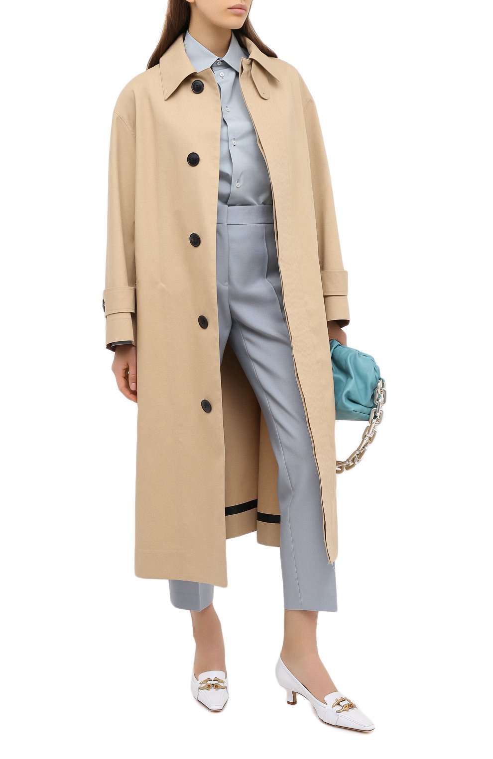 Хлопковая рубашка JIL SANDER, арт. JSPR602405-WR244300, фото 2