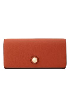 Женские кожаный кошелек furla sfera FURLA темно-оранжевого цвета, арт. WP00441/HSF000 | Фото 1 (Материал: Натуральная кожа; Нос: Не проставлено)