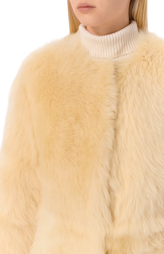 Шуба из овчины Loulou de Saison SIBA Бежевый  SIBA Фото 5