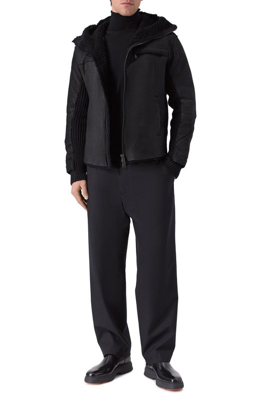 Дубленка Transit CFUTRBS281 Чёрный  CFUTRBS281 Фото 2