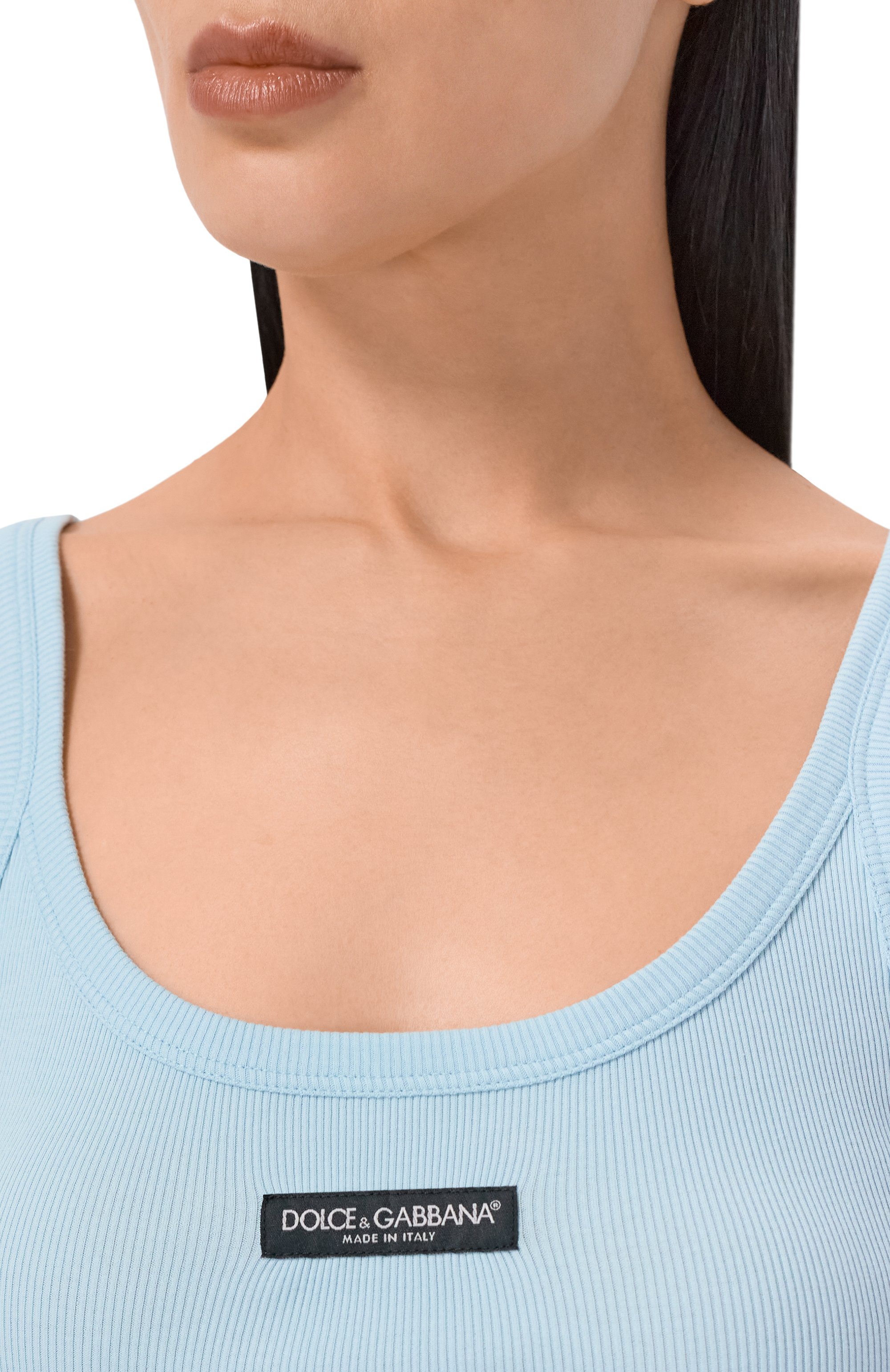 Хлопковая майка DOLCE & GABBANA, арт. F8W45T/FU7AV, фото 5