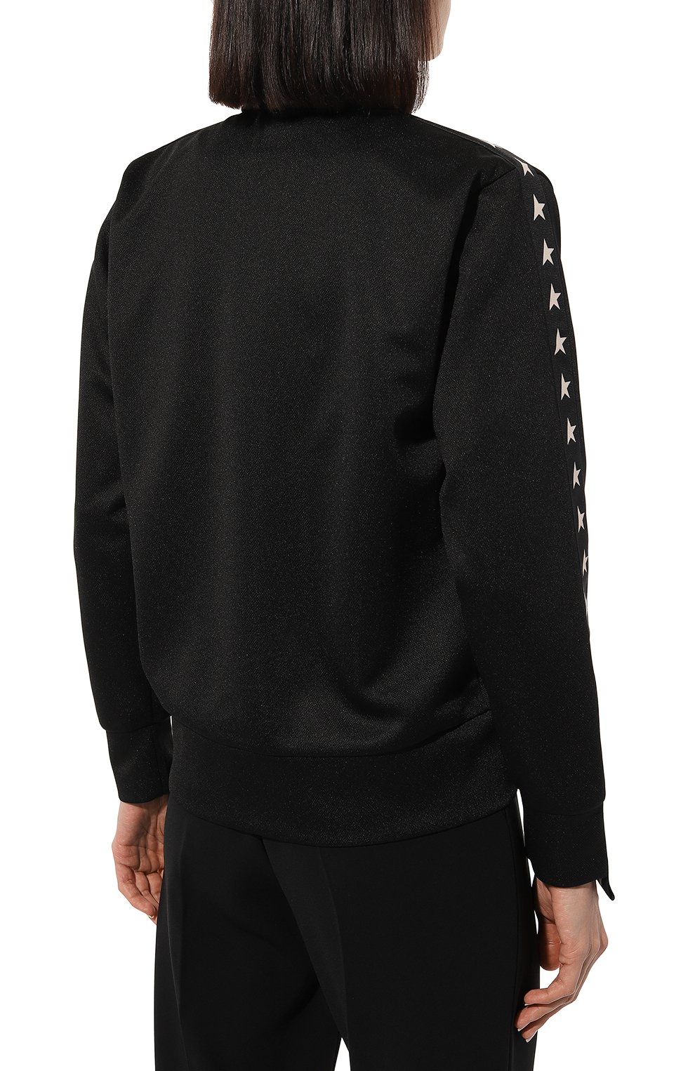 Толстовка GOLDEN GOOSE DELUXE BRAND черного цвета по цене 31900 руб., арт. GWP00875.P000520, фото 4 Толстовка GOLDEN GOOSE DELUXE BRAND, арт. GWP00875.P000520, фото 4