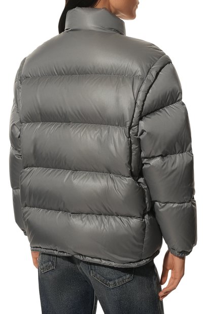 Пуховик PRADA серого цвета по цене 210000 руб., арт. 29K805-1IE0-F0D65-202, фото 4 Пуховик PRADA, арт. 29K805-1IE0-F0D65-202, фото 4