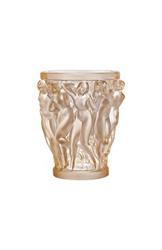 Ваза bacchantes gold luster s LALIQUE золотого цвета, арт. 10547600 | Фото 1 (Материал внутренний: Не назначено; Интерьер_коллекция: Bacchantes; Региональные ограничения белый список (Axapta Mercury): Не проставлено; Нос: Не проставлено; Статус проверки: Проверена категория; Ограничения доставки: fragile-2)