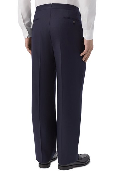 Шерстяные брюки CORNELIANI темно-синего цвета по цене 59950 руб., арт. 284L26/2A18111, фото 4 Шерстяные брюки CORNELIANI, арт. 284L26/2A18111, фото 4