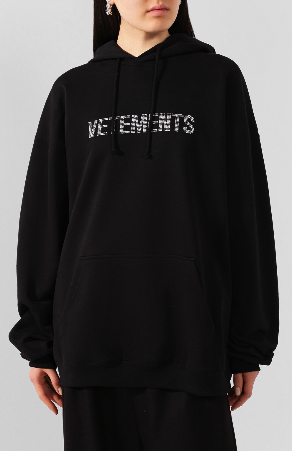 Хлопковое худи VETEMENTS, арт. UAH21TR633 1606/W, фото 3