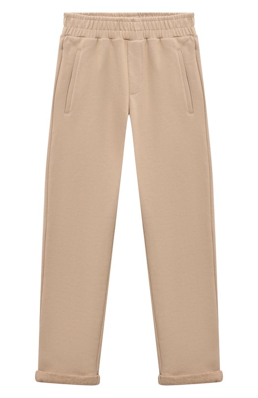 

Хлопковые брюки Dondup Kids, Бежевый