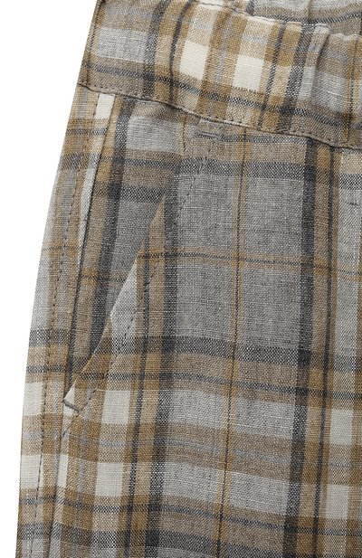 Льняные брюки IL GUFO, арт. P23PL261L3019/10A-14A, фото 3