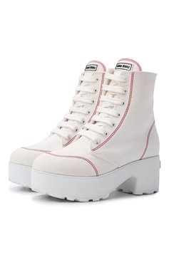 Текстильные ботильоны MIU MIU, арт. 5T005D-CSL-F0970-065, фото 1