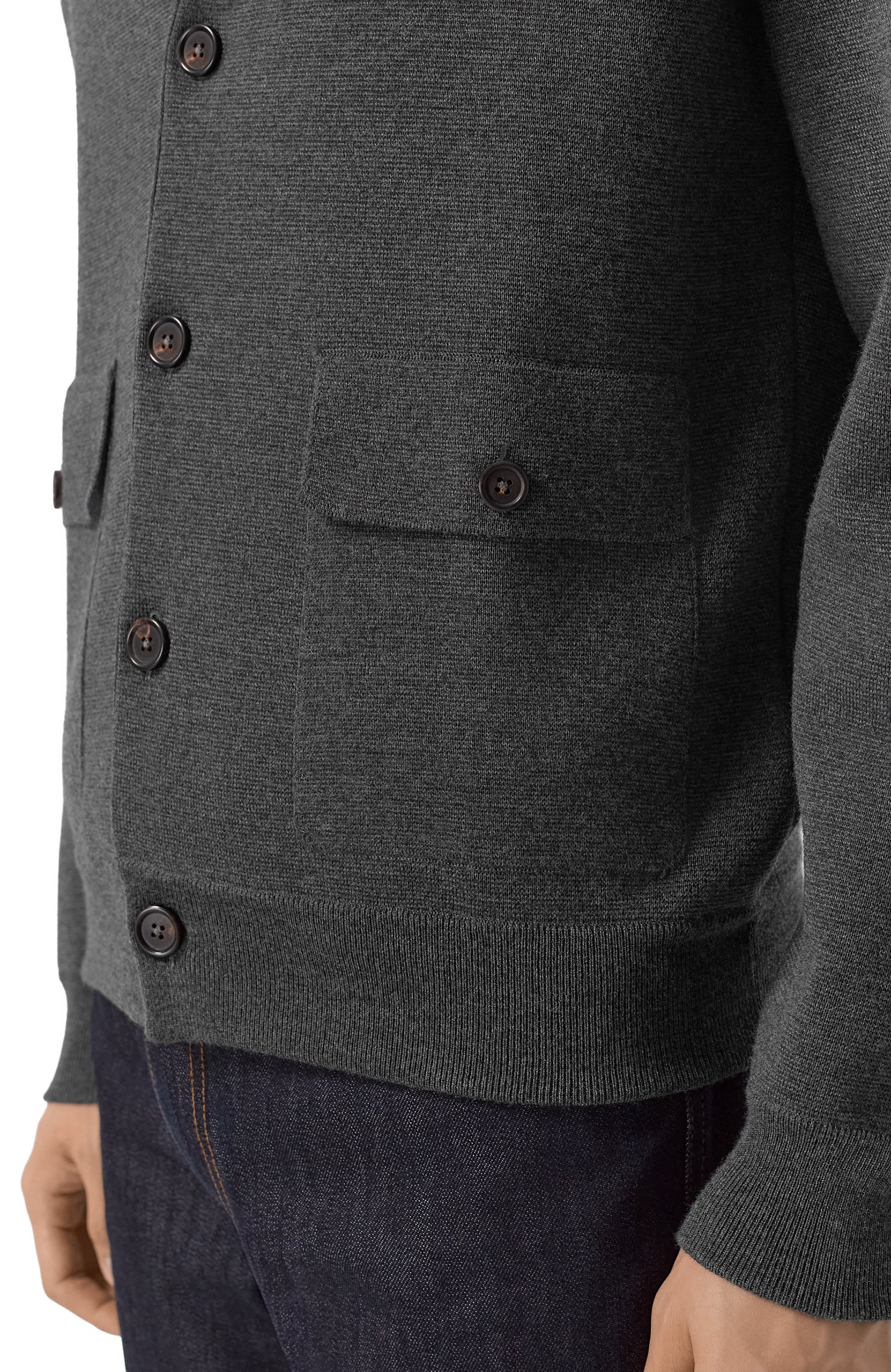 Шерстяной кардиган CORNELIANI, арт. 28M589/2A25171, фото 5